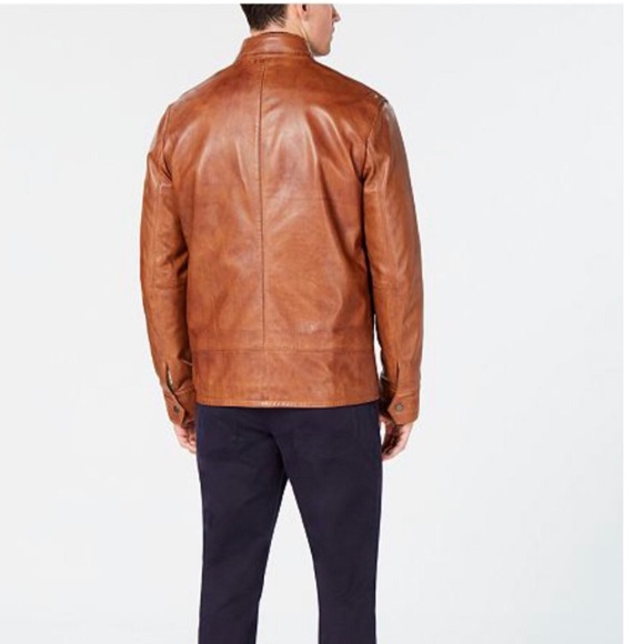 tasso elba leather jacket
